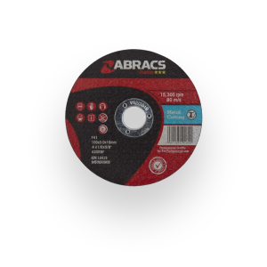 100mm x 3mm x 16mm Flat Metal Cutting Disc