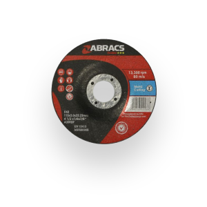 115mm x 3mm x 22mm Flat Metal Cutting Disc