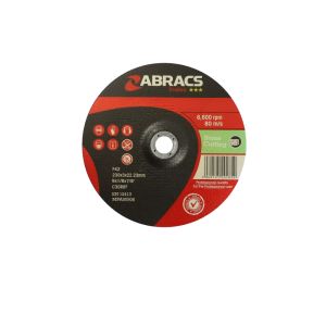 230mm x 3mm x 22mm Flat Stone Cutting Disc